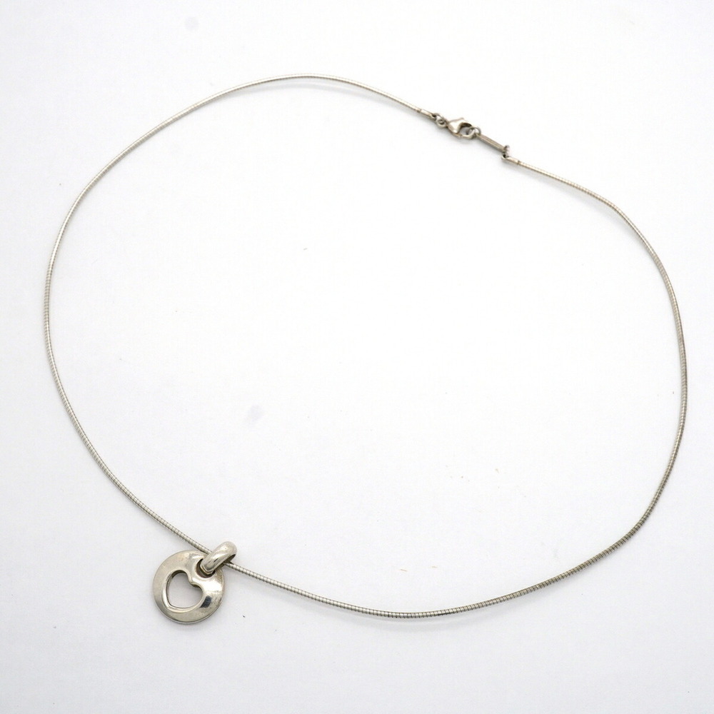 Tiffany & Co. Pierced Heart Necklace, Sterling Silver 925, Women's_3